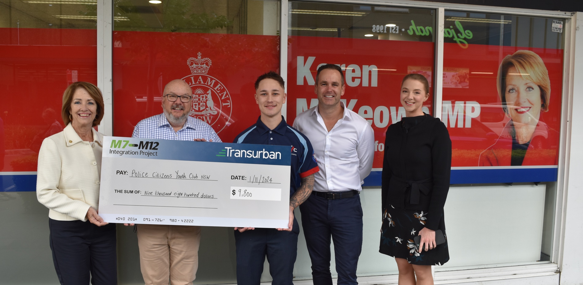 PCYC Penrith Receives Transurban Community Grant  Main Image